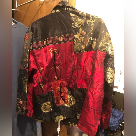 Chico’s Vintage Chinese Patchwork Jacket - 788 $70 or $65 w/offer - Picture 4 of 8
